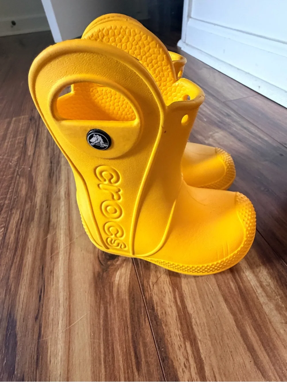 CROCS bright yellow